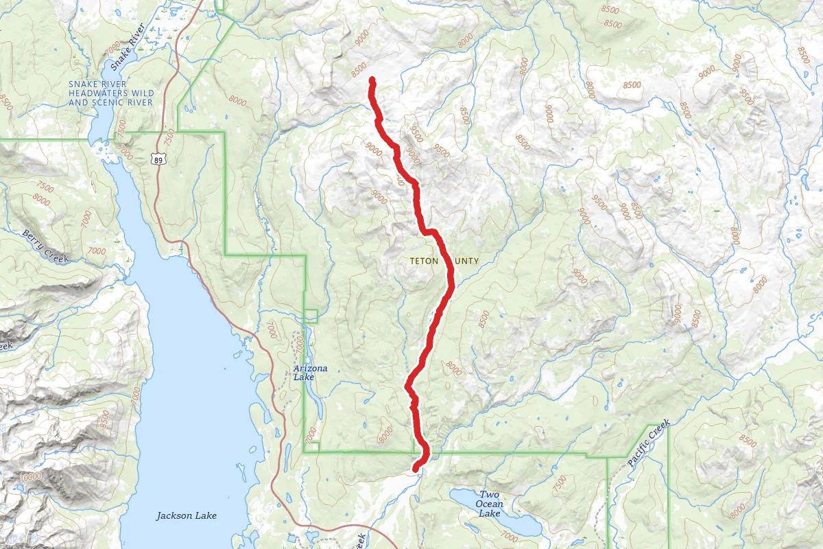 West Pilgram Trail to Brown Meadows