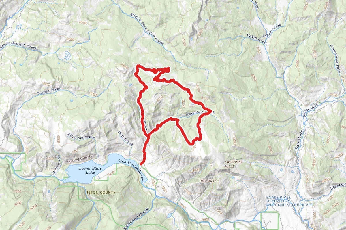 Horsetail Creek and West Fork Loop