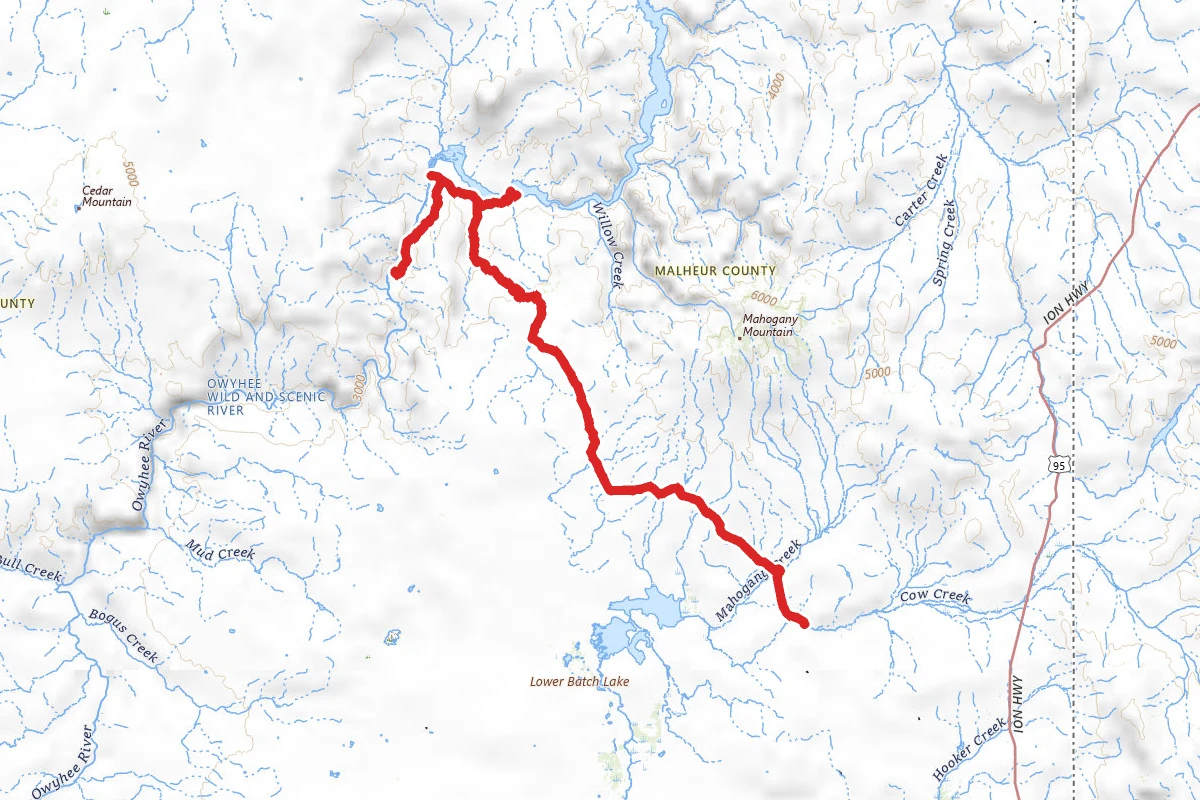 Watson Cemetery and Hattie Harrell Ranch OHV Trail