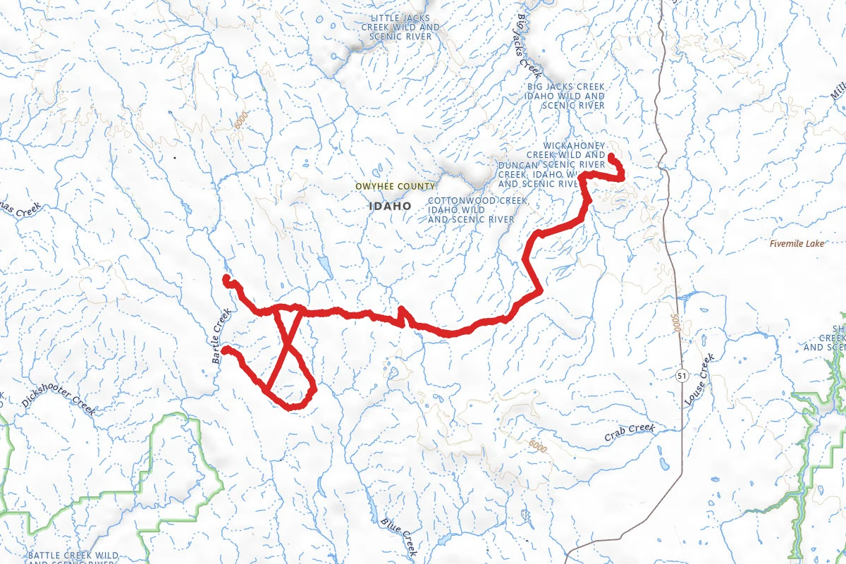 Battle Creek OHV Trail