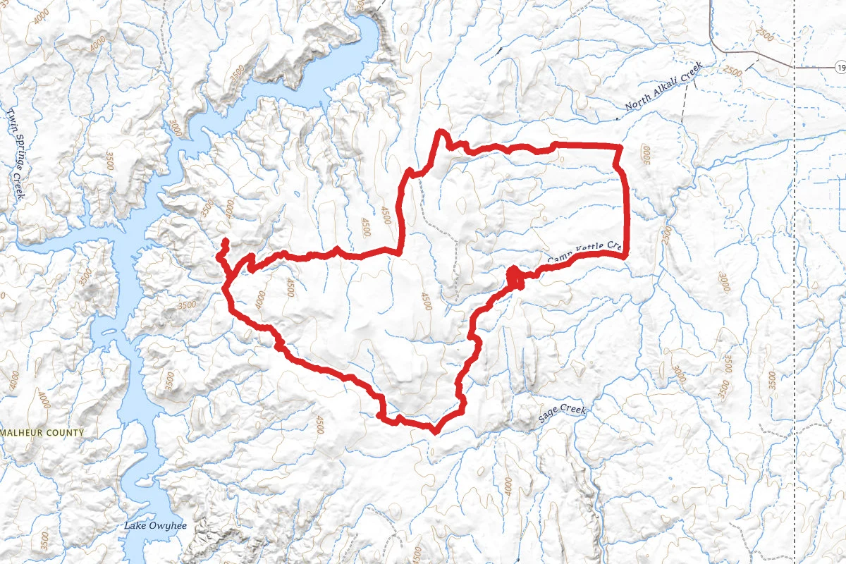 Camp Kettle Creek Falls OHV Trail