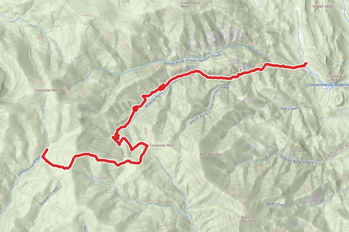 Red Hills Trail Camp to Hunting Lodge Staff Camp