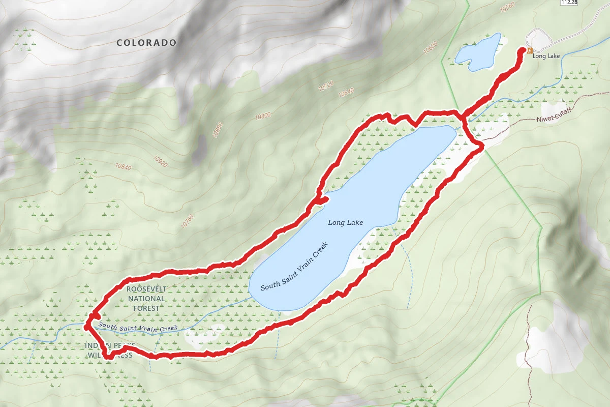 Jean Lunning Trail and Pawnee Pass Loop