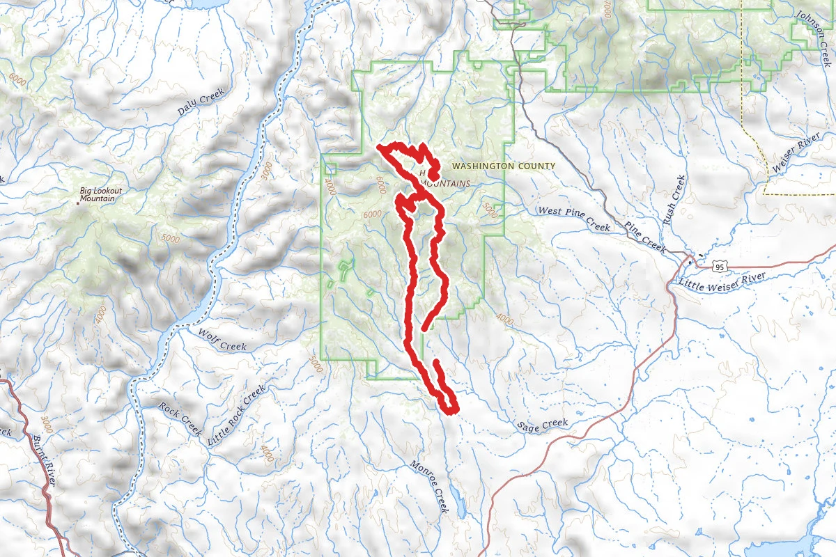 Sturgill Peak and Hitt Peak OHV Trail