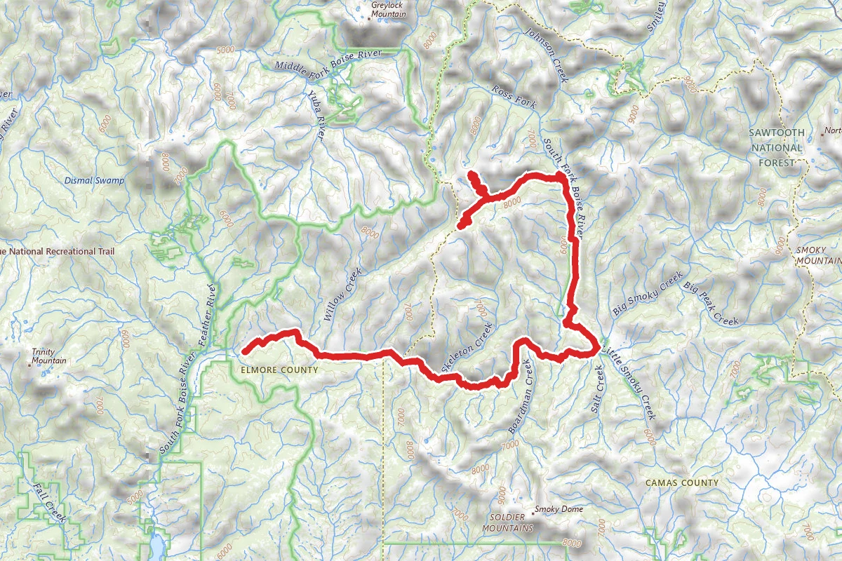 Gold Mountain Featherville OHV Trail
