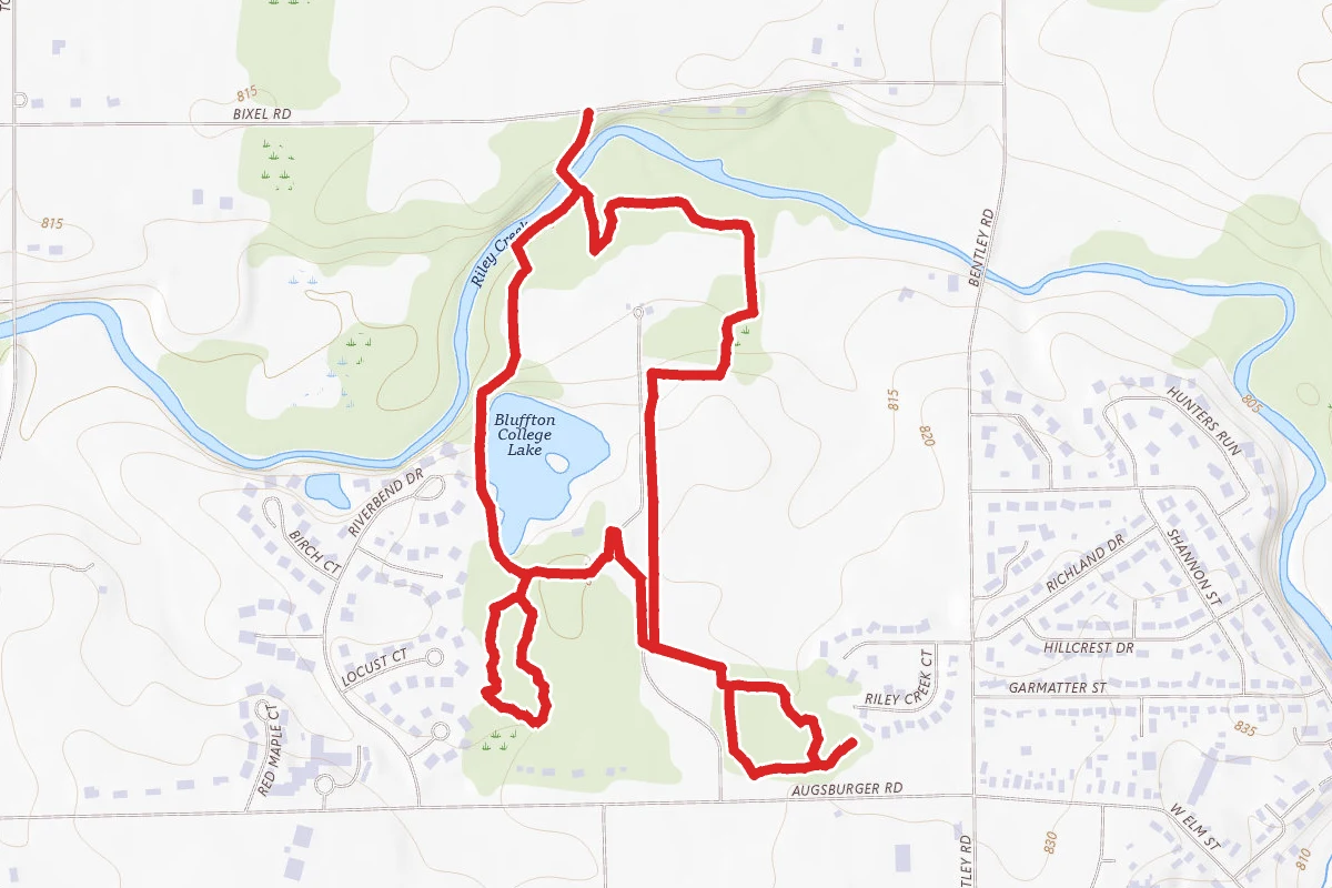 Bluffton Nature Preserve Perimeter Loop