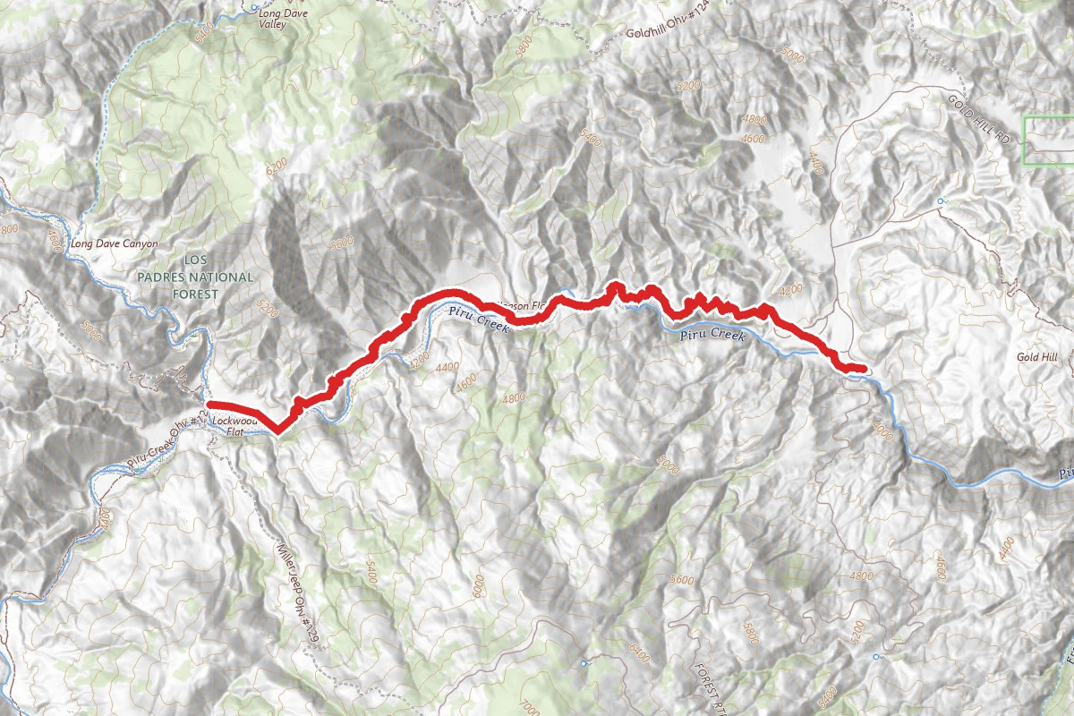 Gold Hill OHV Trail