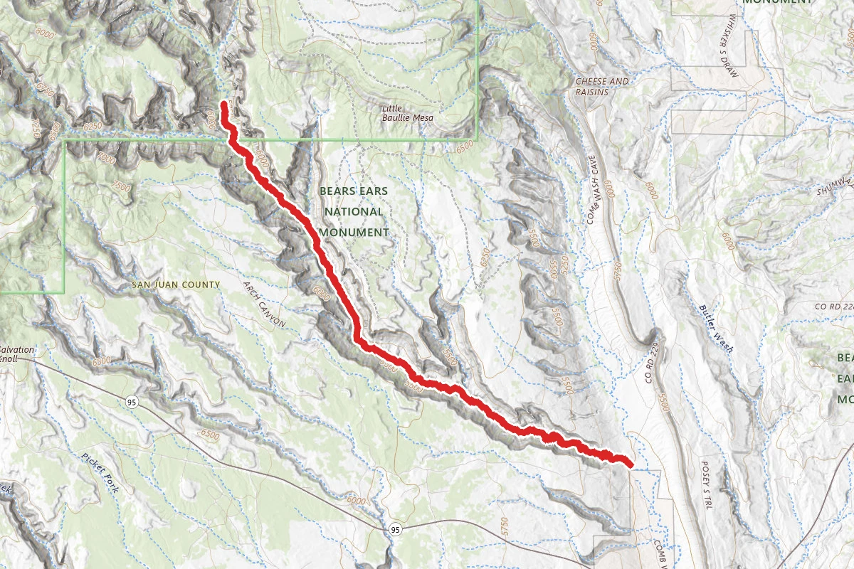 Arch Canyon OHV Trail