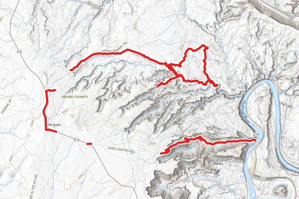 Bull Canyon and Long Canyon OHV Route
