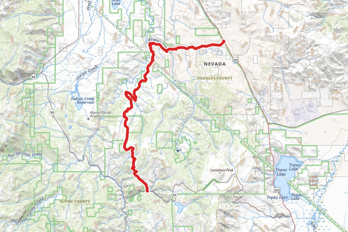 Barney Riley OHV Trail to Highway 395