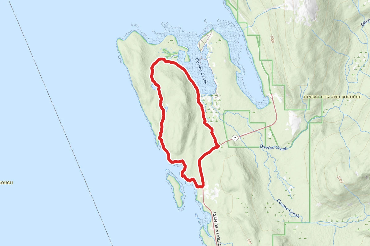 Point Bridget Trail, Cedar Lake Trail, and North Bridget Cove Trail Loop
