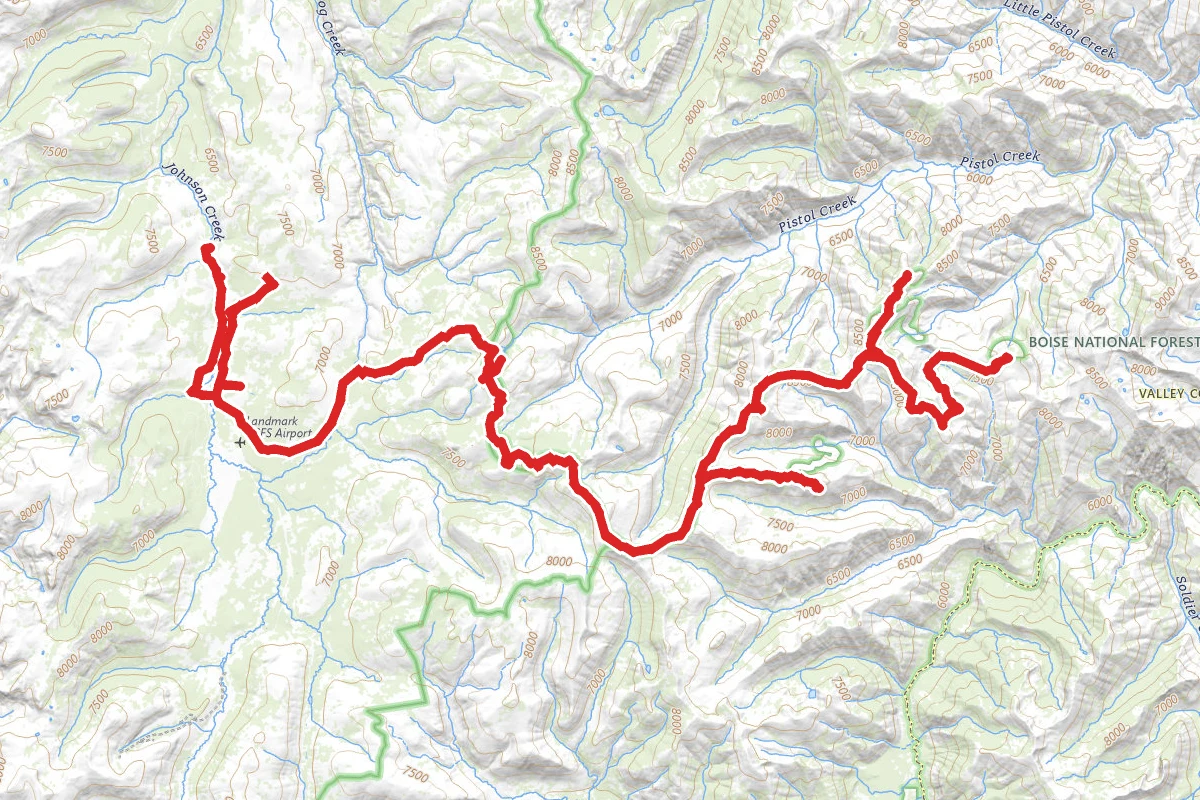 Cougar and Lucky Lad Mines OHV Trail