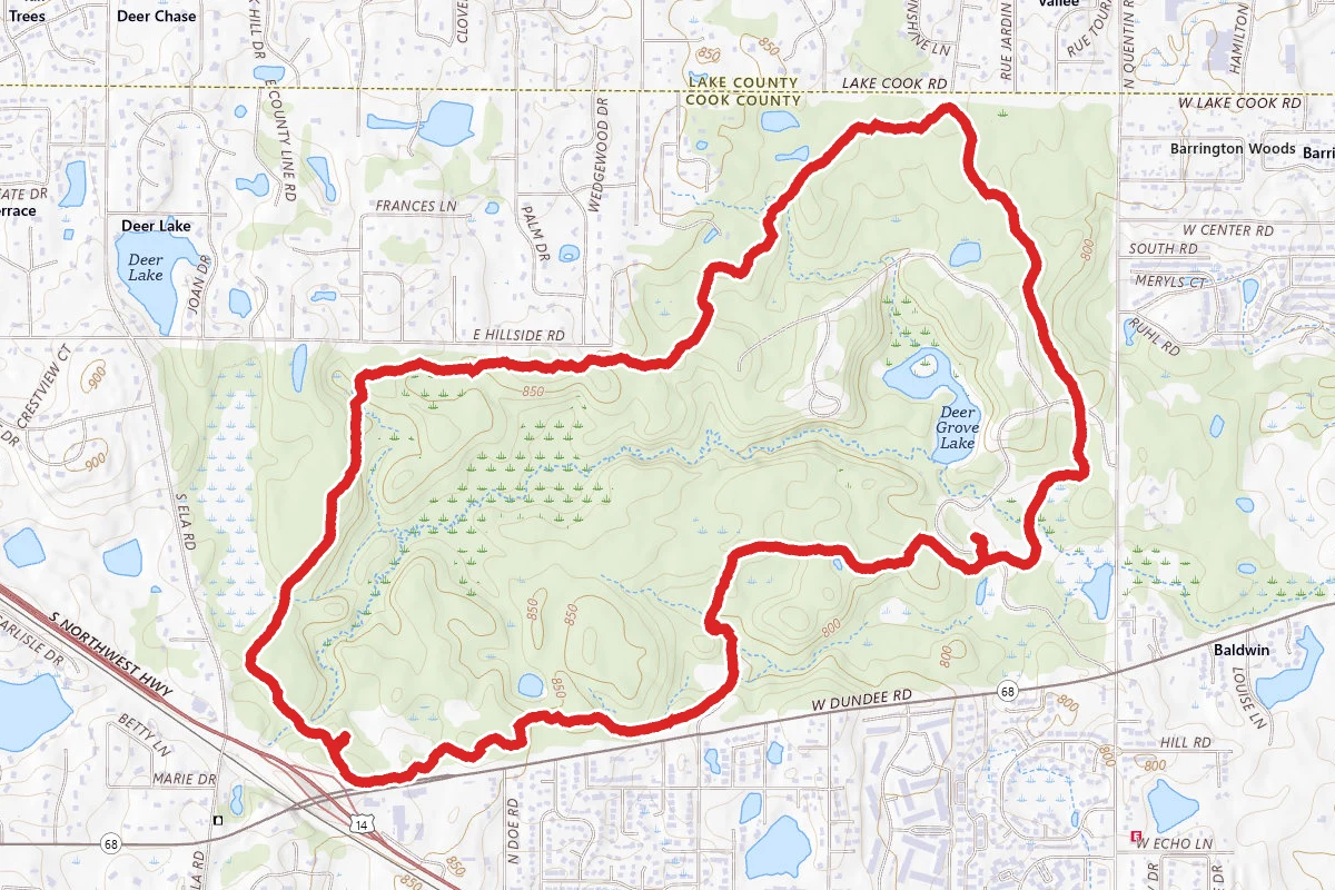 Deer Grove Paved Loop Trail