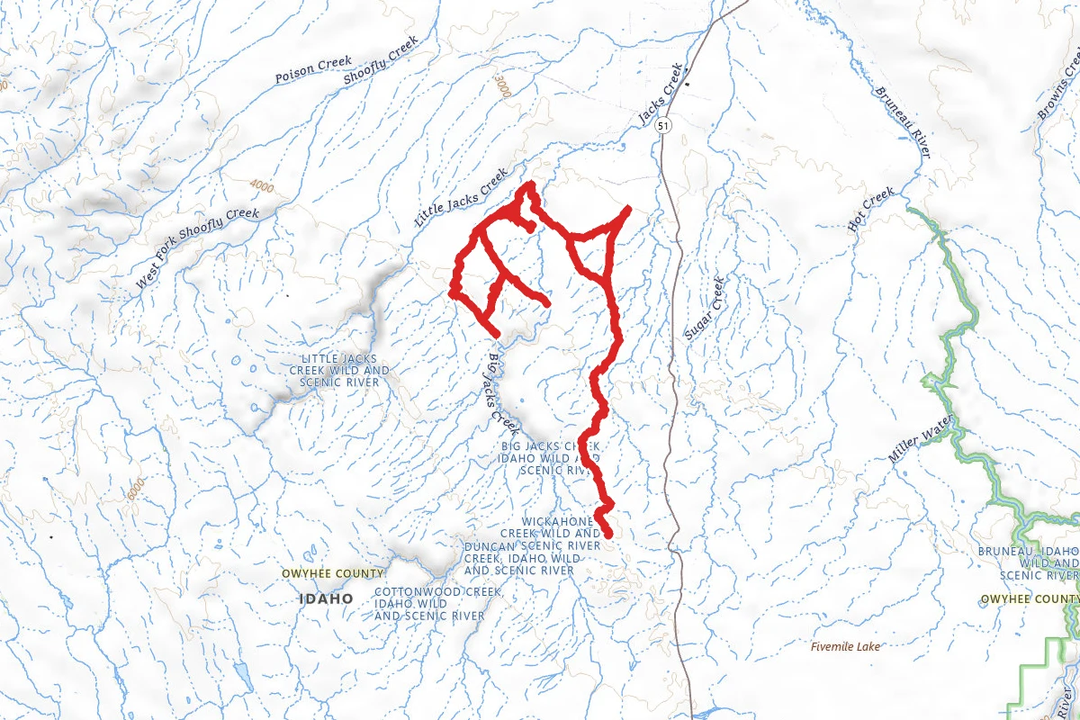 Big Horse Basin Gap OHV Trail