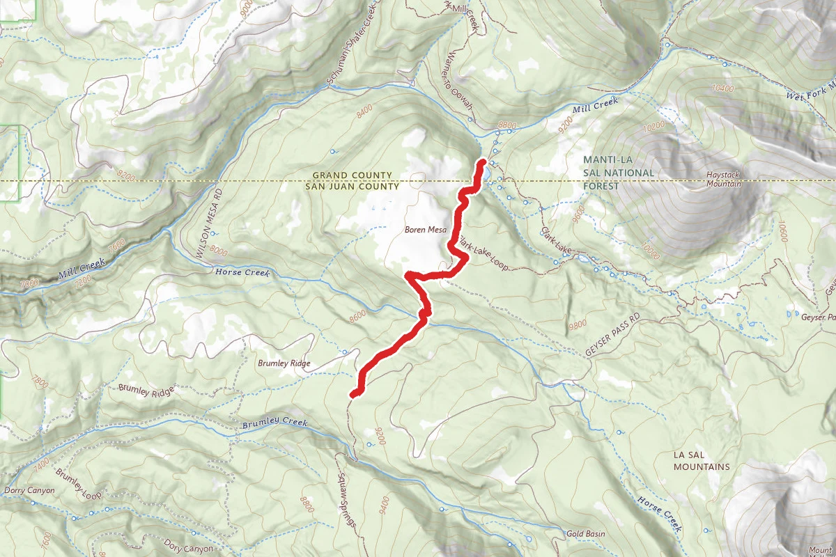 Boren Mesa Trail
