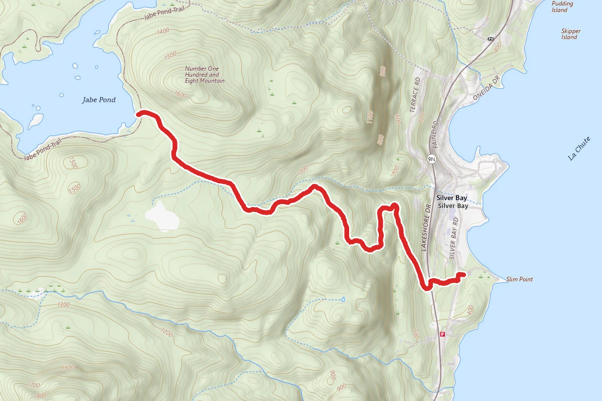 Jabe Pond Blue Trail (Jabez Pond)