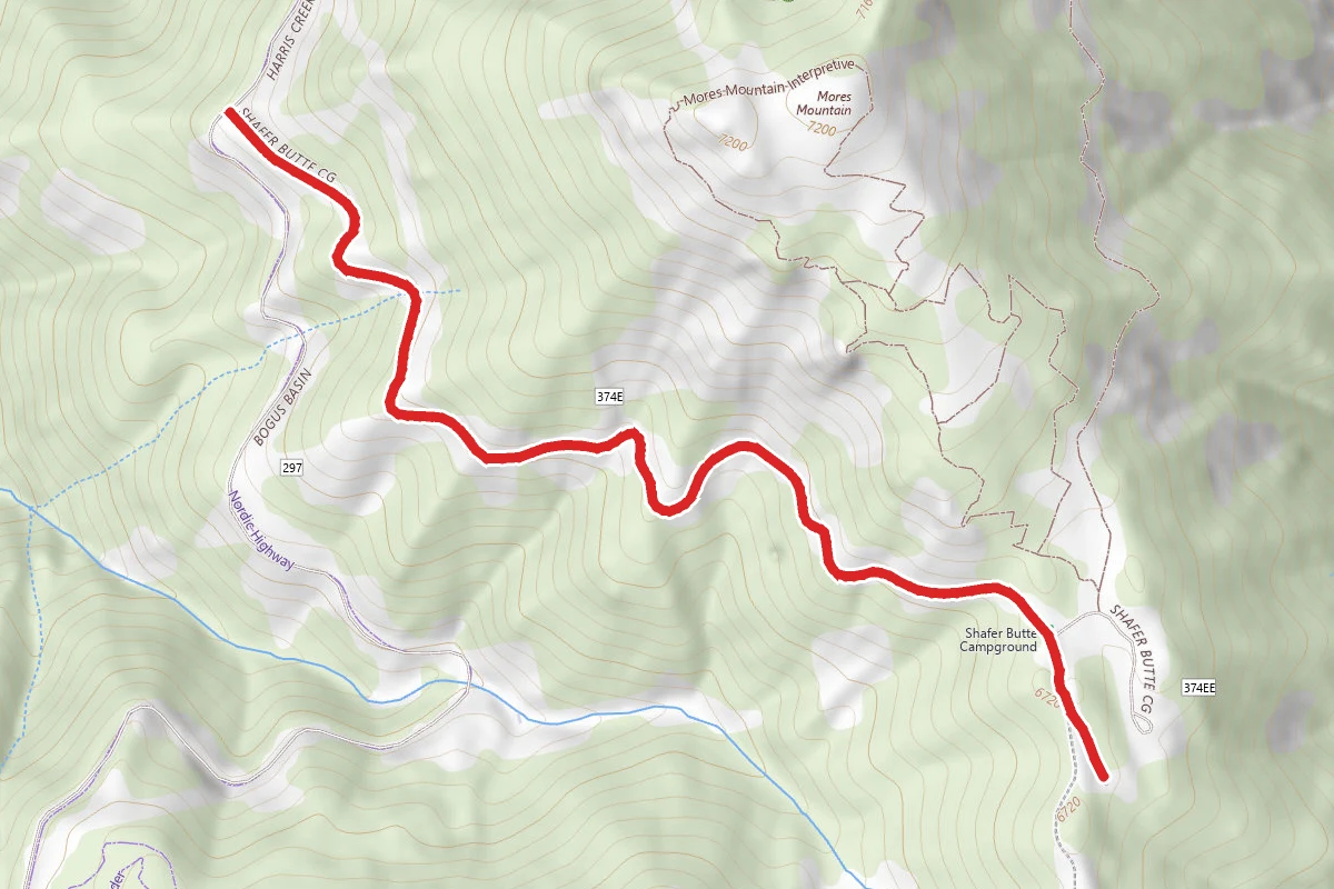 Shafer Butte Extension Winter Trail