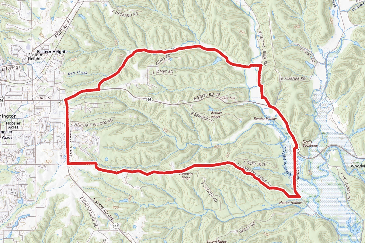 Lampkins Ridge and Kerr Road Loop