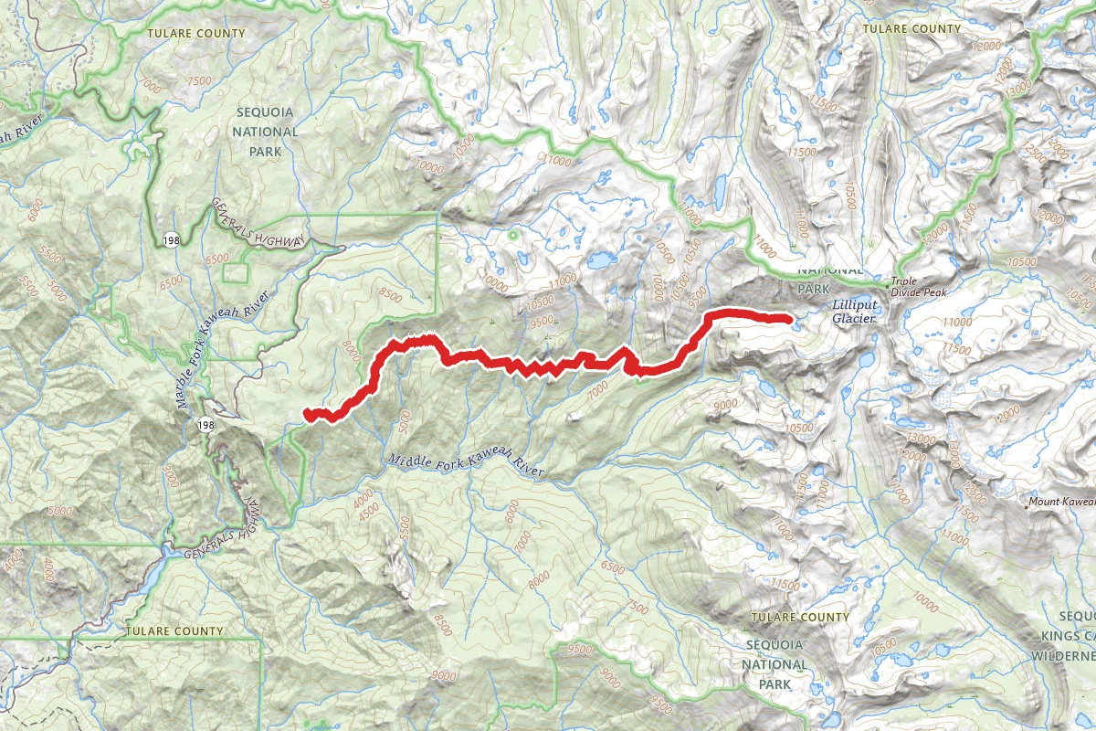 Crescent Meadow to Tamarack Lake