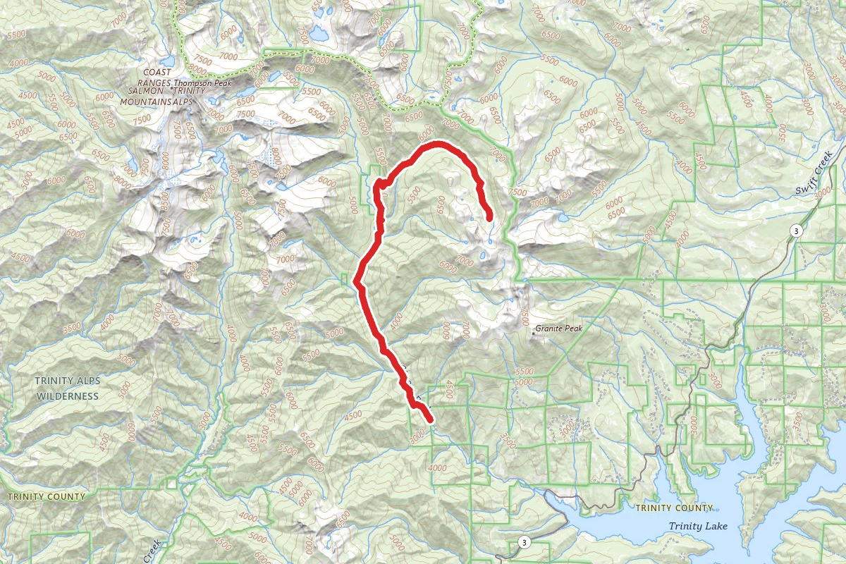 Deer Creek Trail to Round Lake