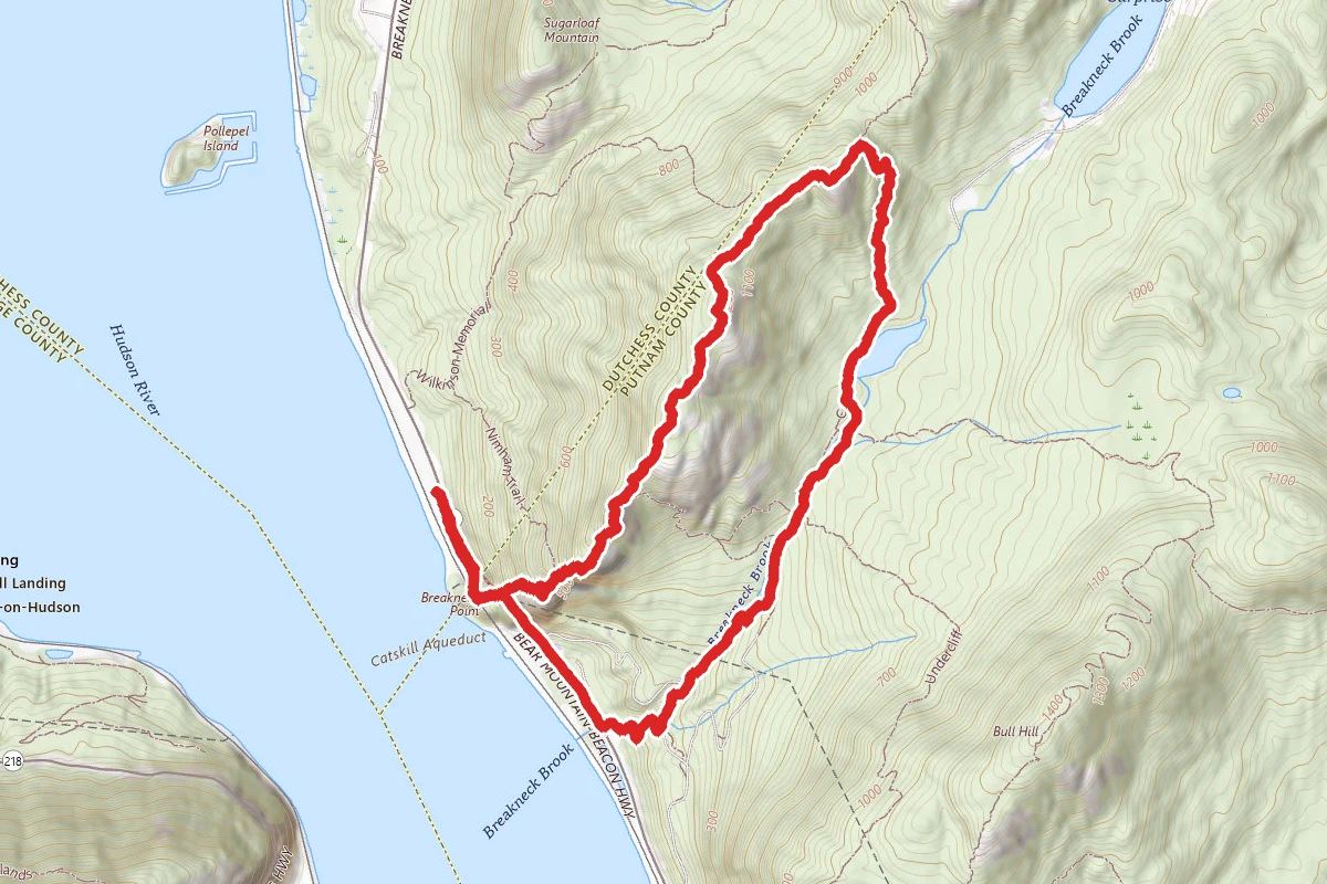Breakneck Ridge, Notch, Brook Loop