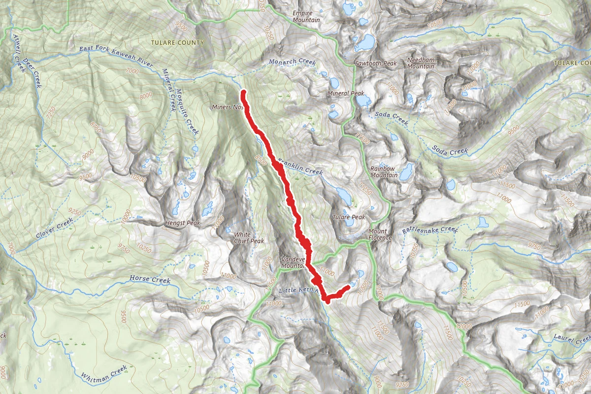 Bullfrog Lakes Trail