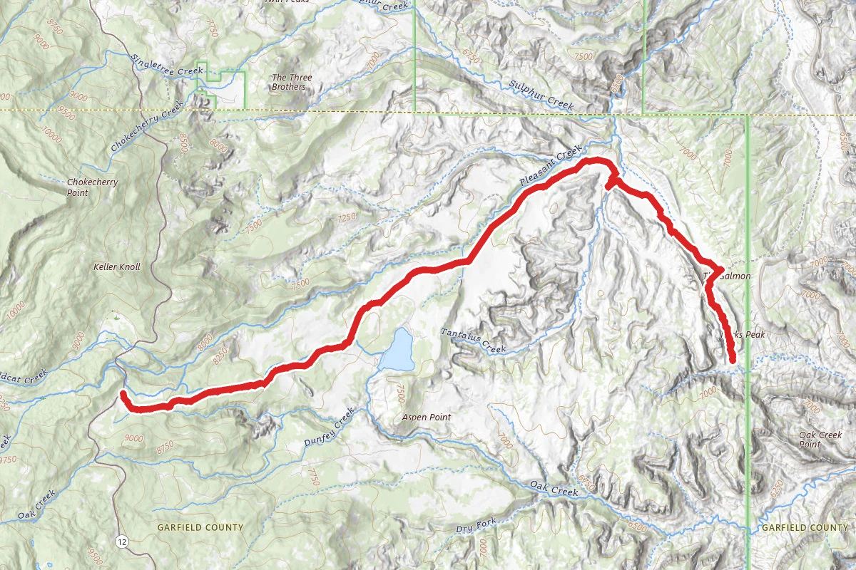Pleasant Creek OHV Route