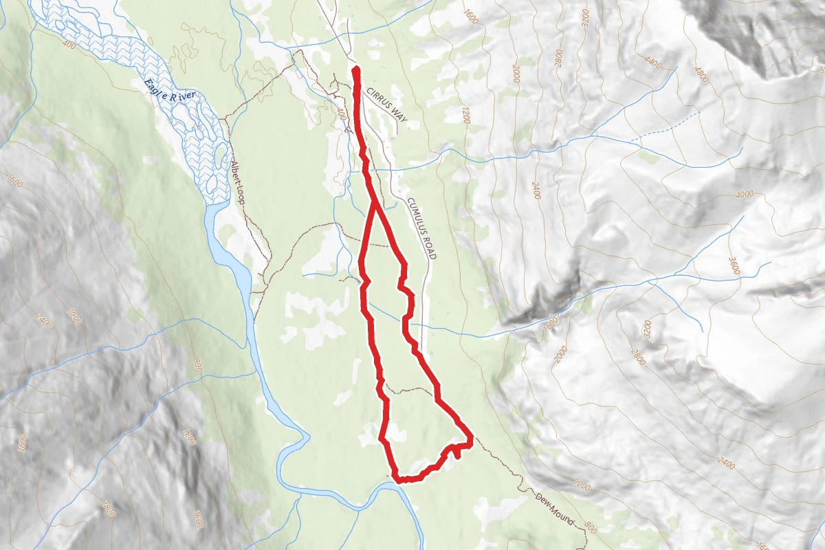 Rapid Camp Trail via Dew Mound and Iditarod Loop