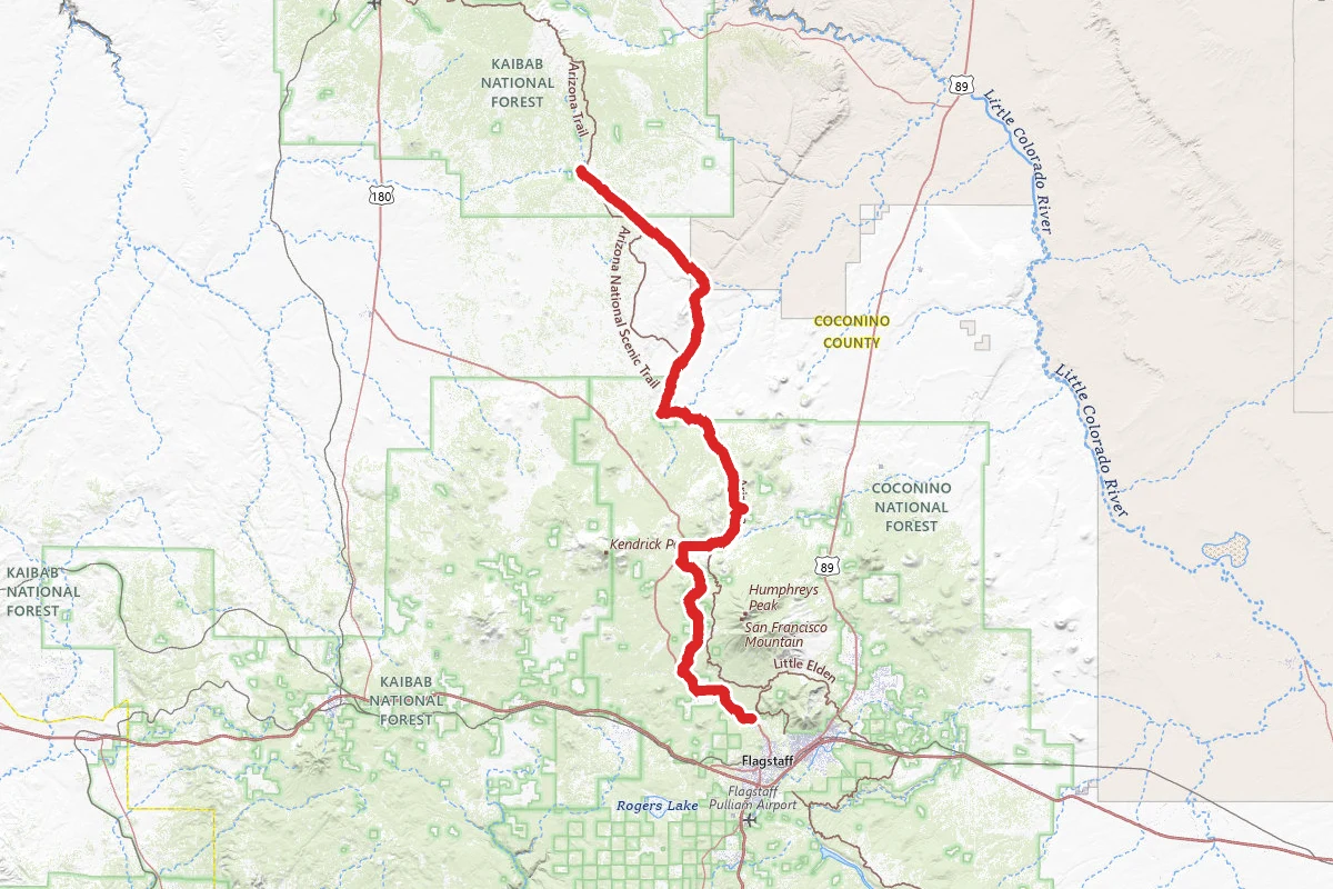 Stage Coach Route- Grand Canyon to Flagstaff