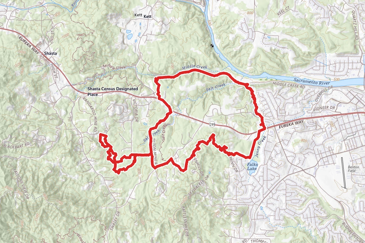 Redding Cycling Trails