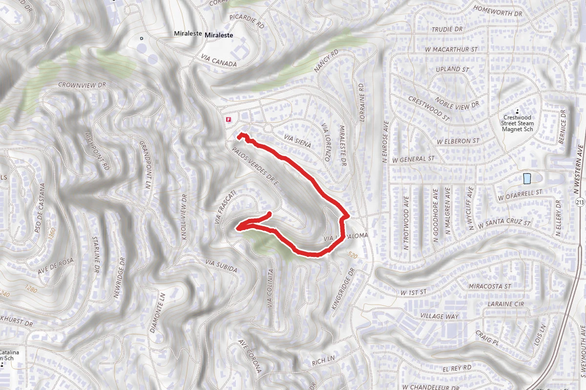 Frascati Trail via Sienna Loop Trail