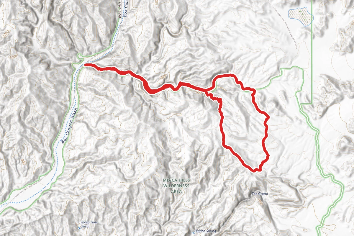 Robby's Ridge and Darwin Canyon