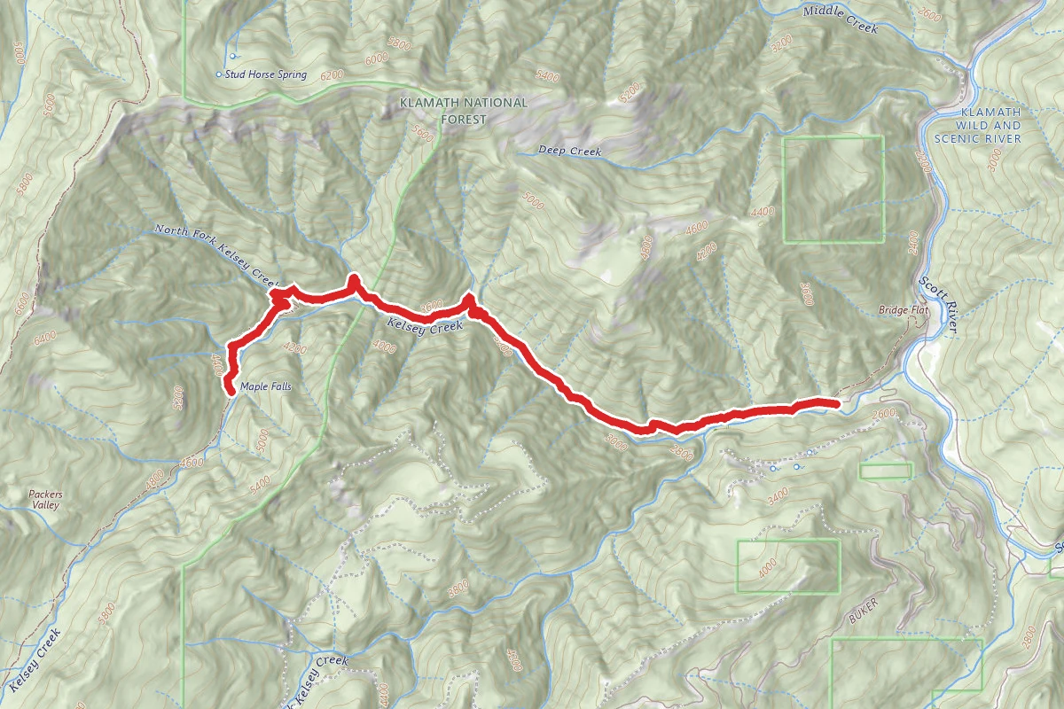 Kelsey Creek Trail to Maple Falls