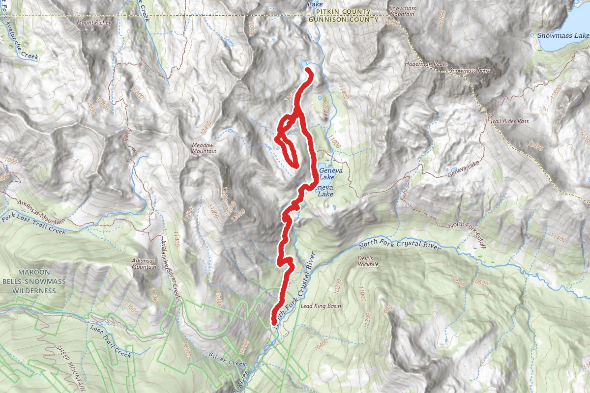Little Gem And Snowfield Lake