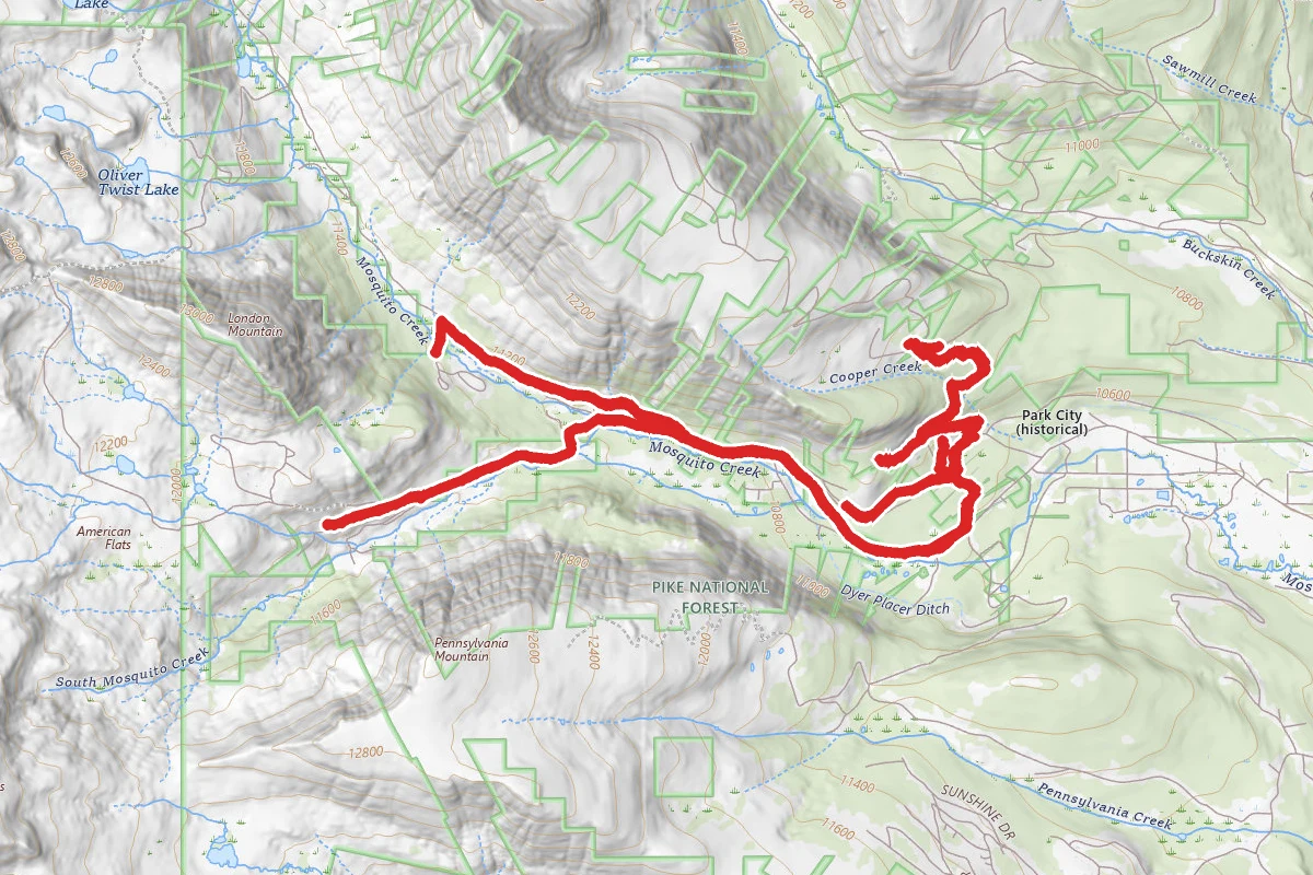 Mosquito Pass and Orpanbry Mine Road OHV Trail