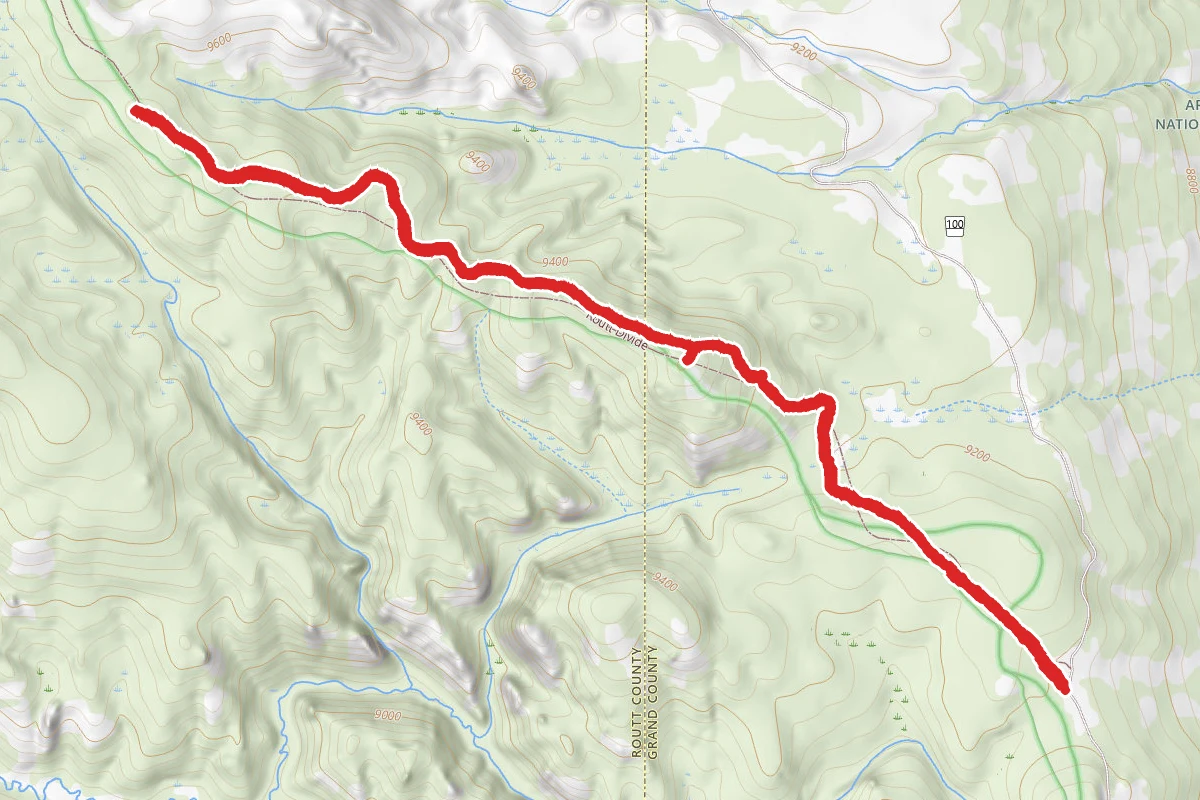 Routt Divide and Buffalo Park Trail