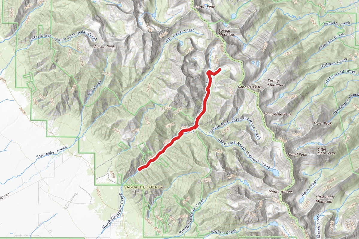 North Fork Crestone Trail