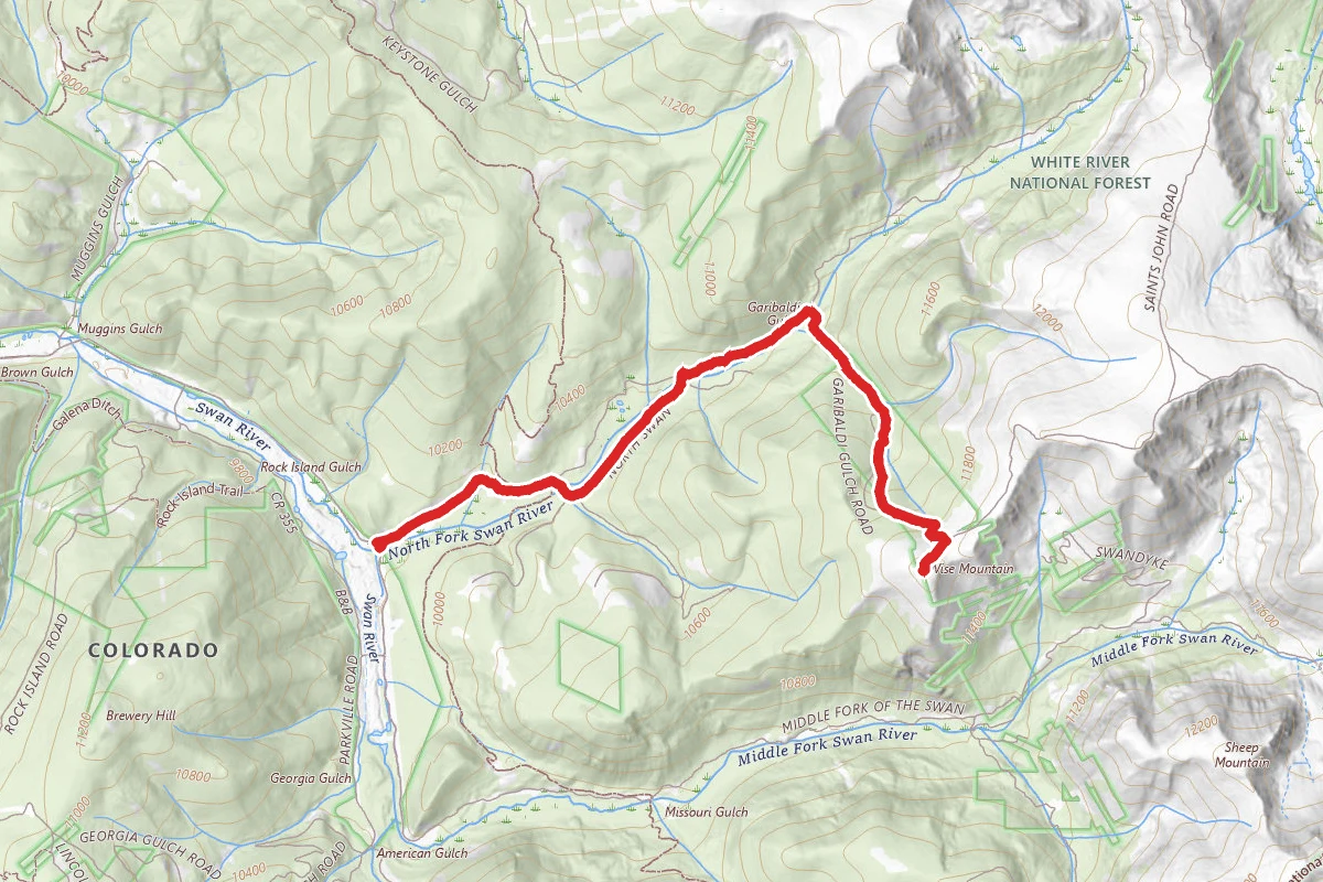 Wise Mountain via North Fork Trail