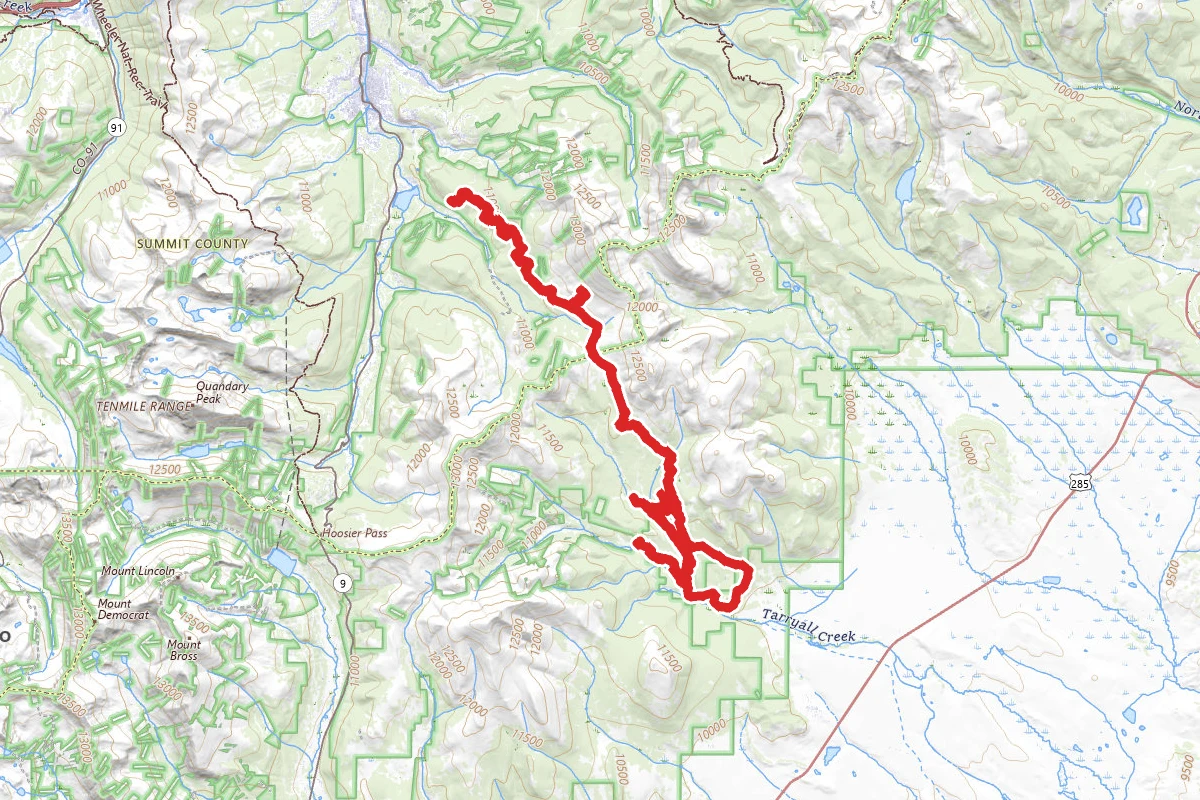 Forest Road 50 OHV Trail and Boreas Pass