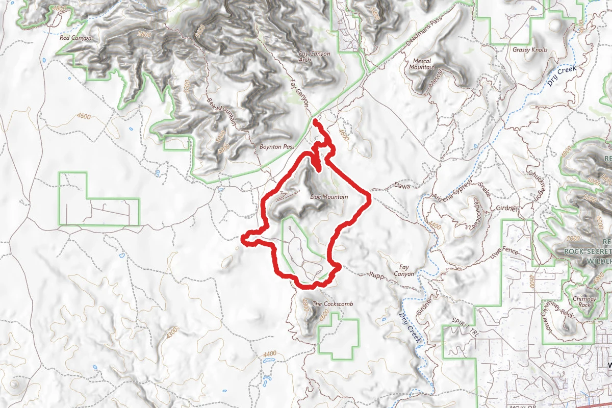 Cockscomb Loop Trail