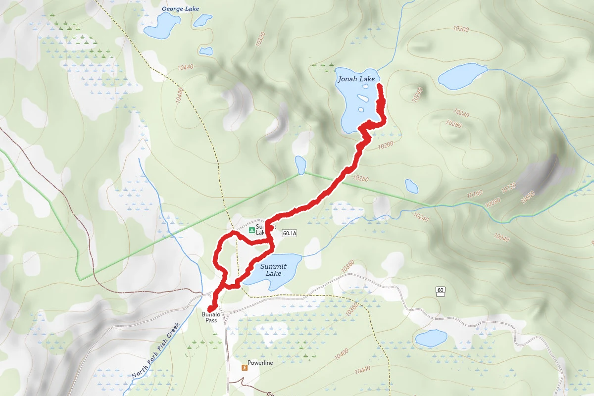 Buffalo Pass, Summit & Jonah Lakes
