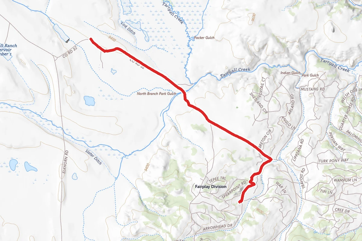 North Branch to Indian Gulch OHV Trail