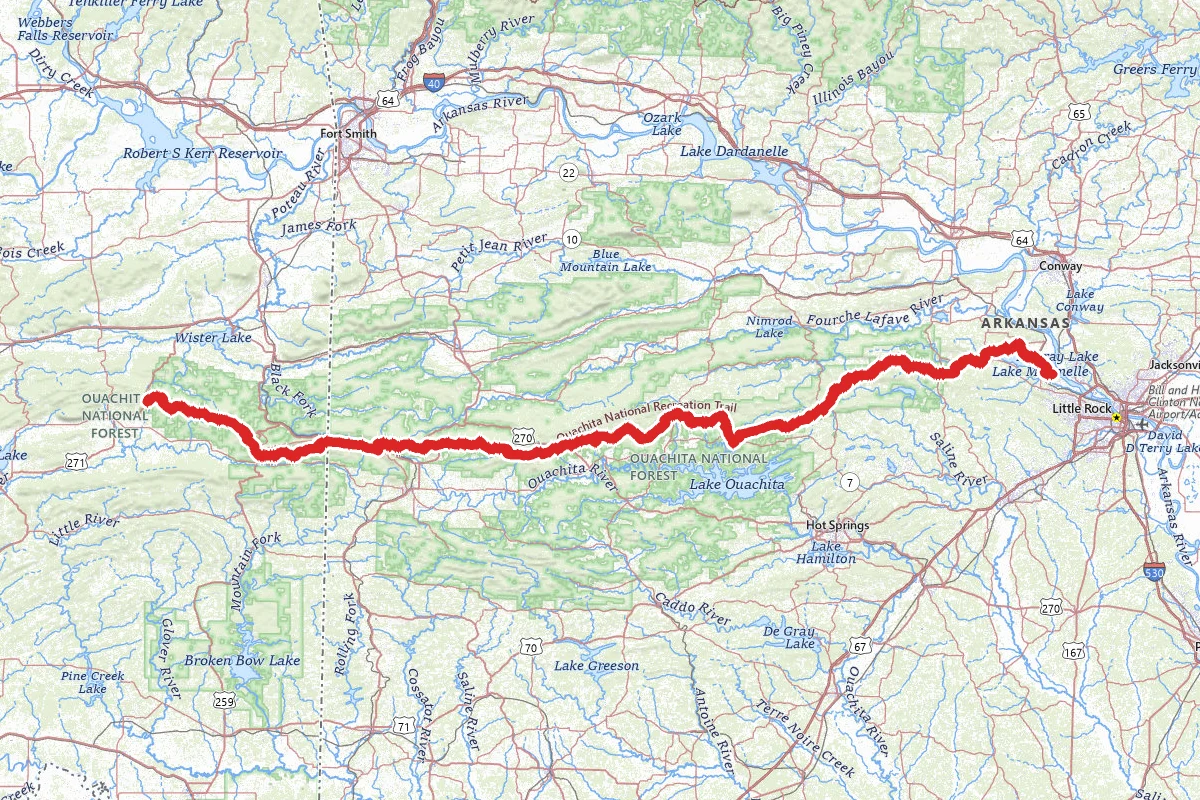 Ouachita National Recreation Trail