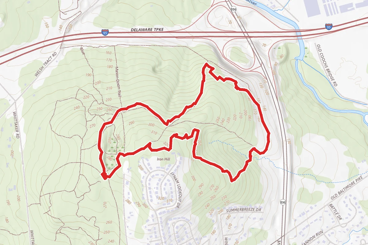 Iron Hill Park Bootlegger Trail Loop