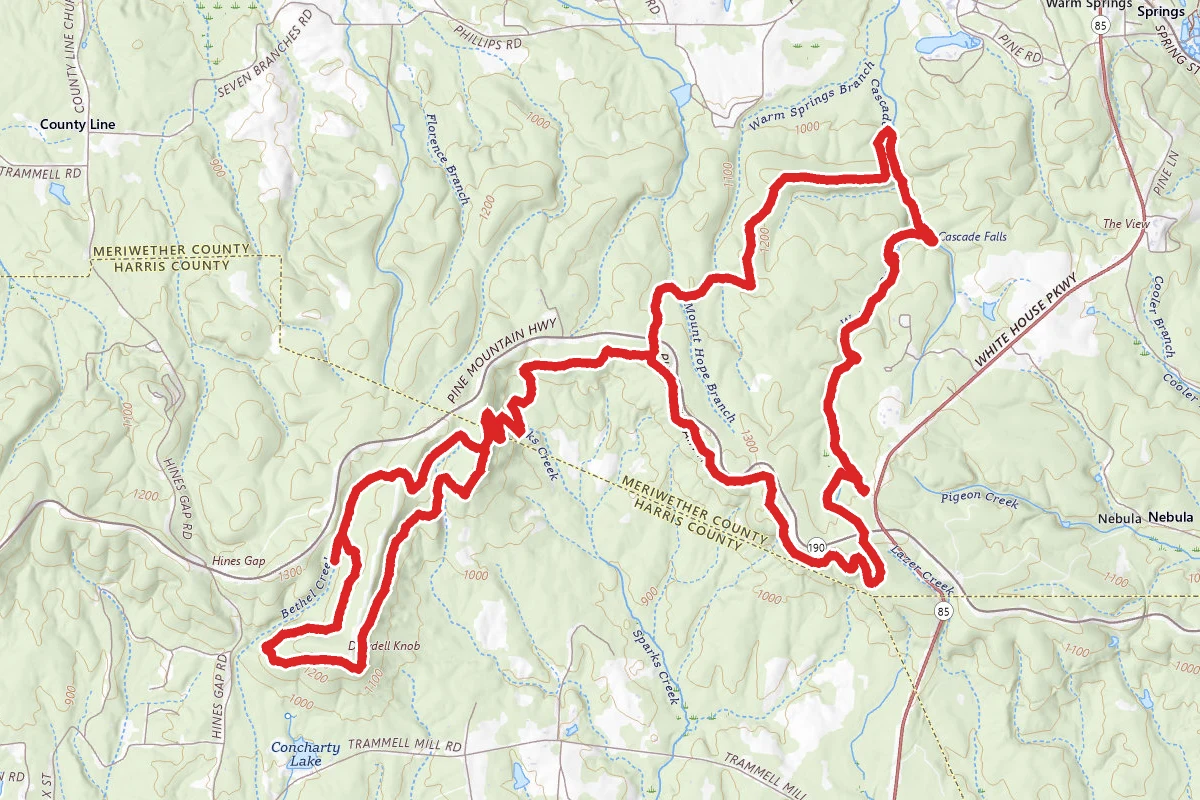 Pine Mountain East and Dowdell Knob Loop