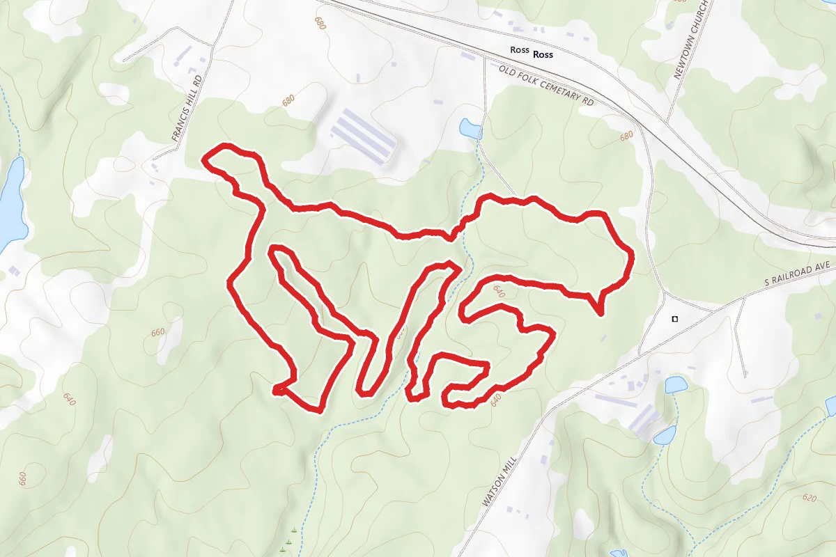 Horse Trail 8 (White), Horse Trail 4 (Brown), Horse Trail 1 (Green)