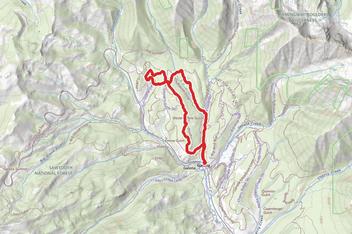Horse Creek and Psycho Ridge Loop