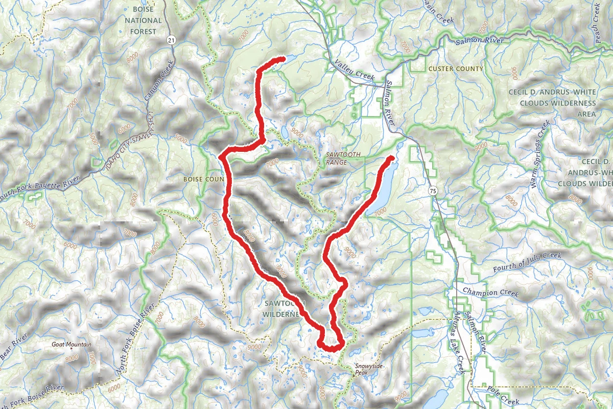 Stanley Lake to Redfish Lake