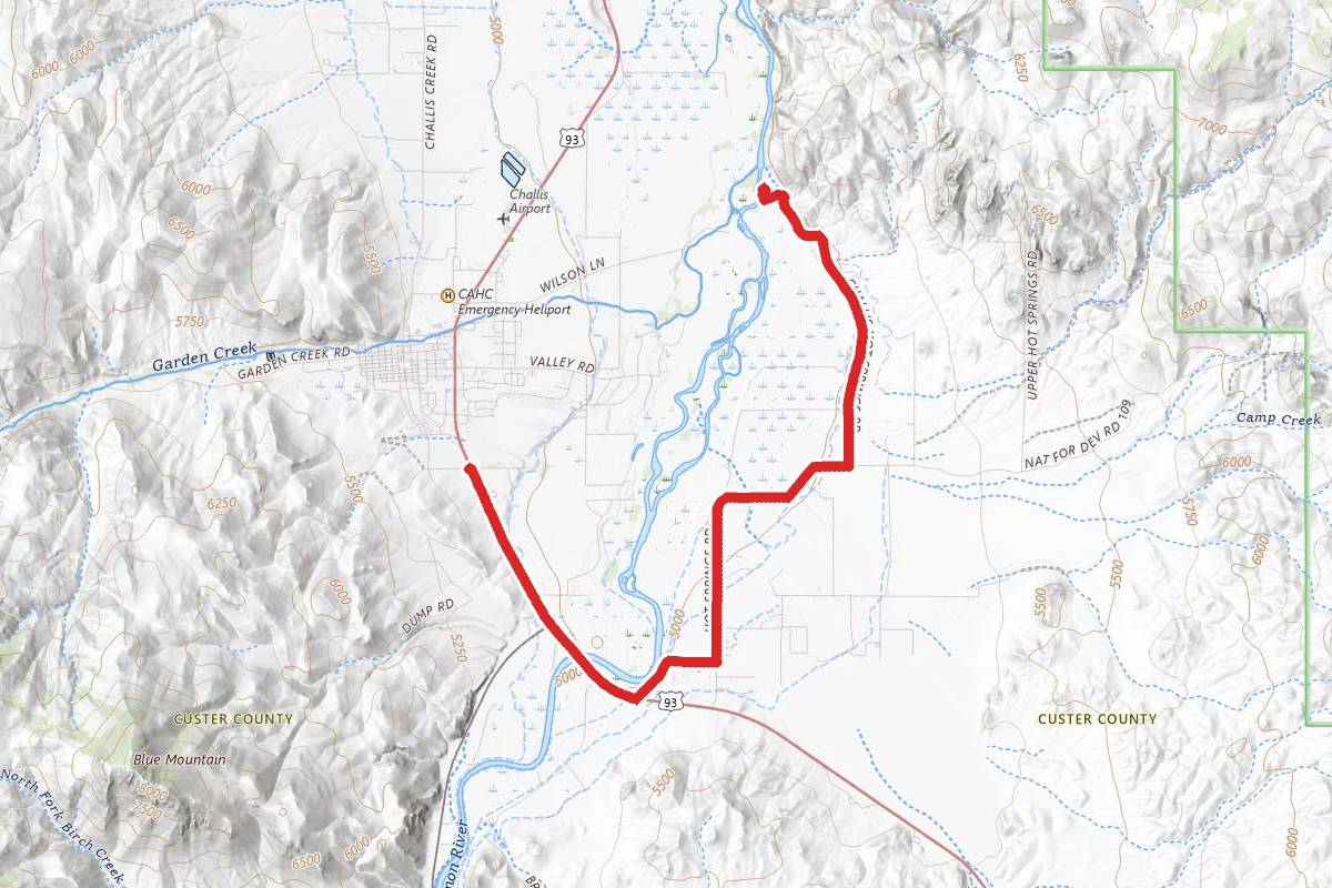 Challis to Salmon River