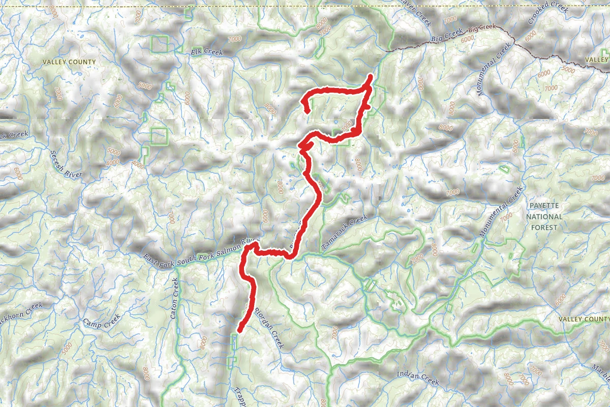 Sunday and Moscow Mines OHV Trail